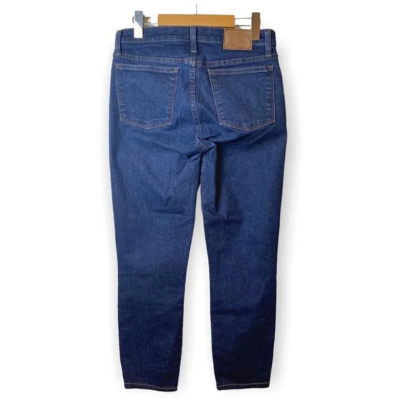 J.  Crew Toothpick Skinny Ankle Jean in Classic Rinse Indigo - Picture 2 of 8